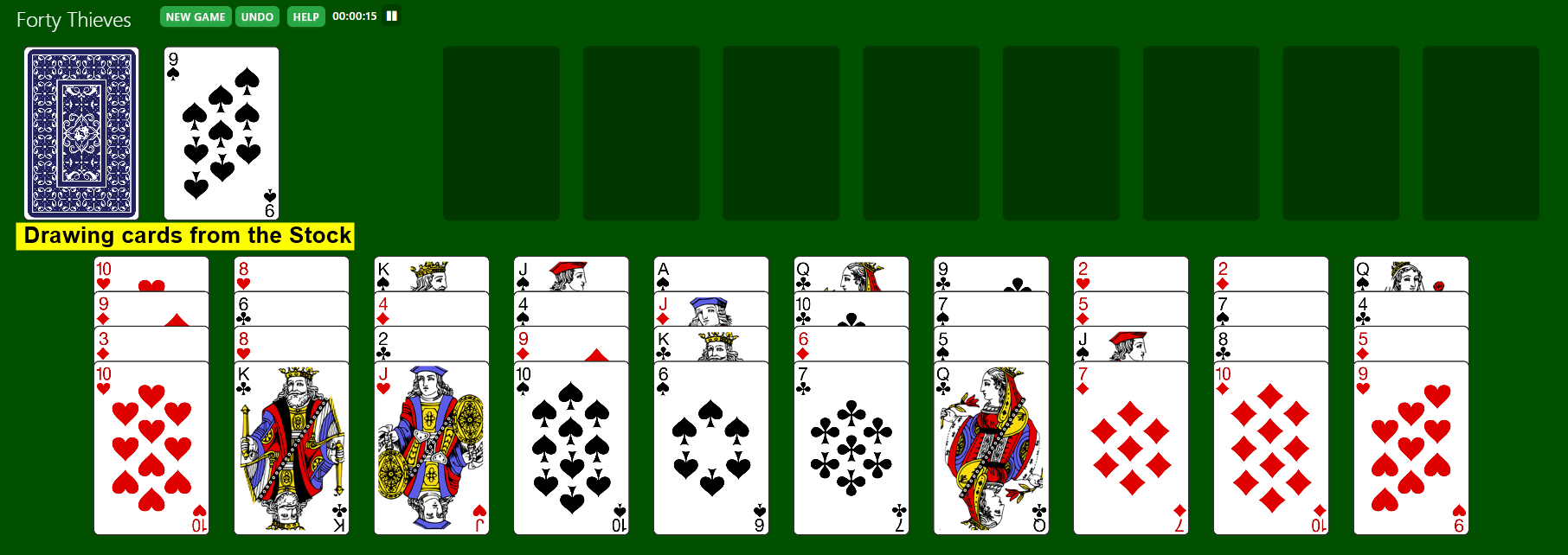 40 thieves solitaire paradise